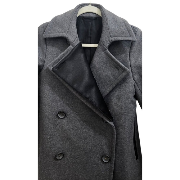 The Reracs peacoat for women WOOL Grey Size 36 /US S - Picture 4 of 16